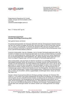  Strategie Nachhaltige Entwicklung 2030