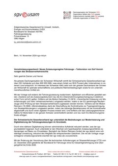  Neues Zulassungsregime Fahrzeuge – Teilrevision von fünf Verordnungen des Strassenverkehrsrechts
