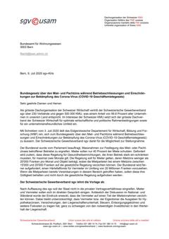  Bundesgesetz über den Miet- und Pachtzins während Betriebsschliessungen und Einschränkungen zur Bekämpfung des Corona-Virus (COVID-19 Geschäftsmietegesetz)