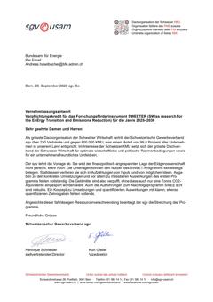  Verpflichtungskredit für das Forschungsförderinstrument SWEETER (SWiss research for the EnErgy Transition and Emissions Reduction) für die Jahre 2025‒2036