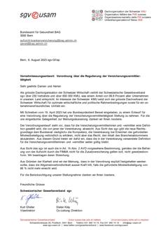  Verordnung über die Regulierung der Versicherungsvermittlertätigkeit